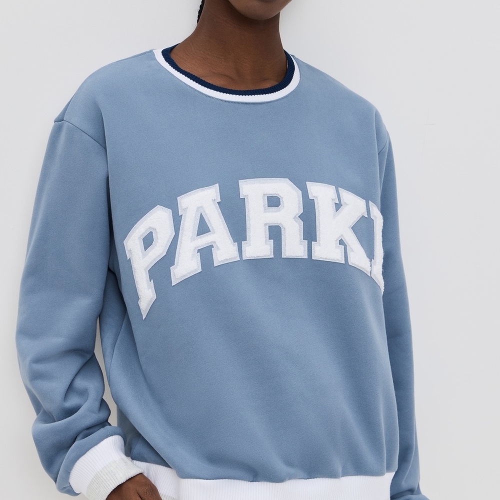 Blue Parke Varsity Sweatshirt